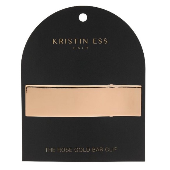 NWOT Kristin Ess The Rose Gold Bar Clip - Picture 2 of 11
